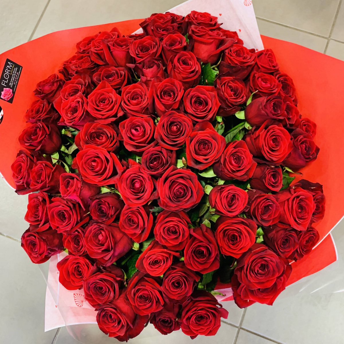 Bouquet de Roses rouges XXL | FLOR'M by Nico Fleur