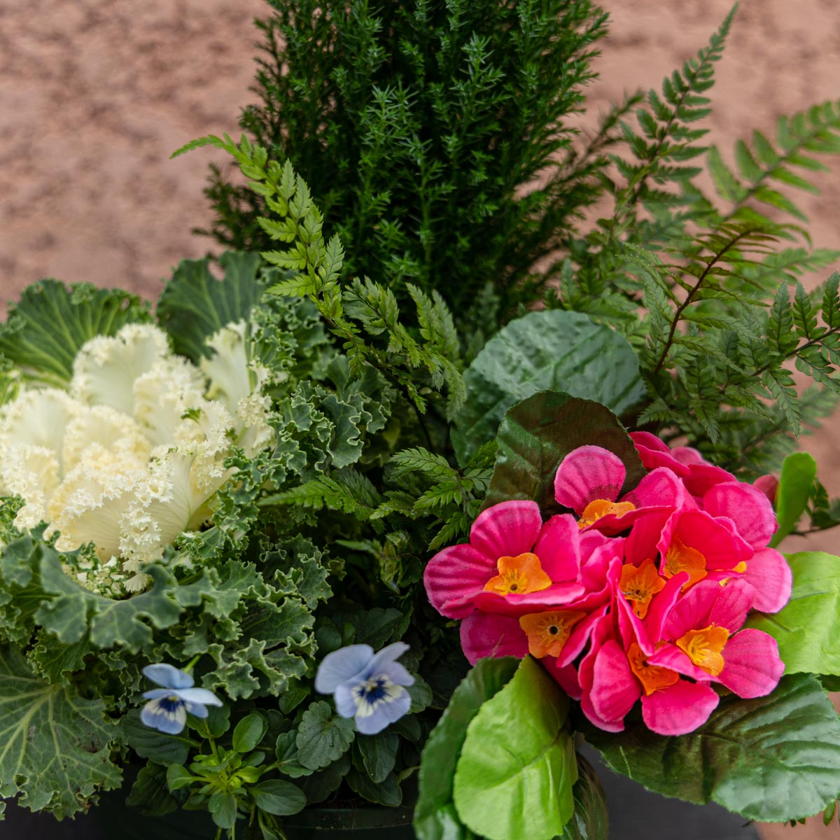 Plantes et fleurs artificielles : bouquets, compositions